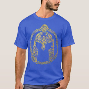 Spartan Helmet Gym Workout R T-Shirt
