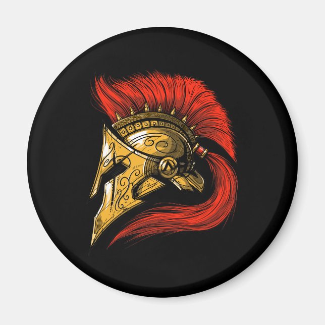 Spartan Helmet Magnet (Vorne)