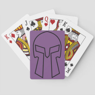 Spartan Helmet - Spielkarten, Standard Index fac Spielkarten