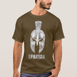 Spartan HelmetGym Motivation Fitness Sprichwort T-Shirt
