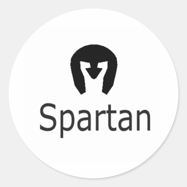 Spartan Laptop Sticker (Vorderseite)