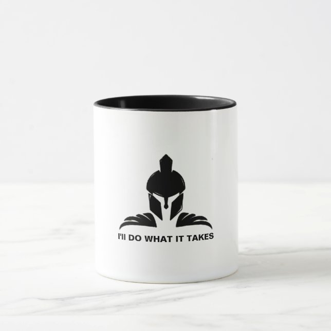 Spartan mindset_v2_I wird tun, was es braucht Tasse (Zentrum)