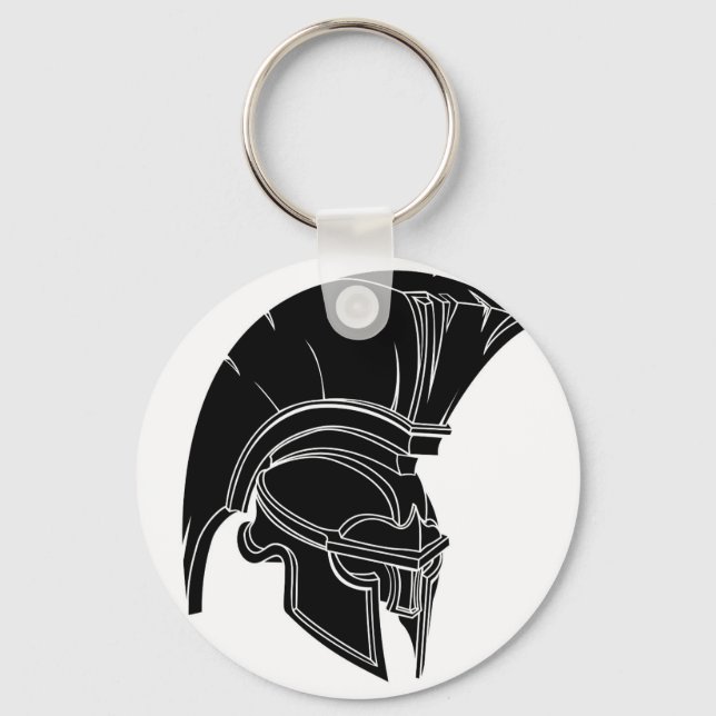 Spartan- oder Trojanhelm Schlüsselanhänger (Vorderseite)