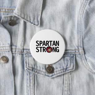 Spartan Strong. Personalisierte Schaltfläche Button