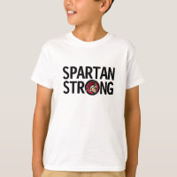 Spartan Strong. Personalisierter T - Shirt
