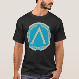 Spartan Symbol Griechischer Schild-T - Shirt
