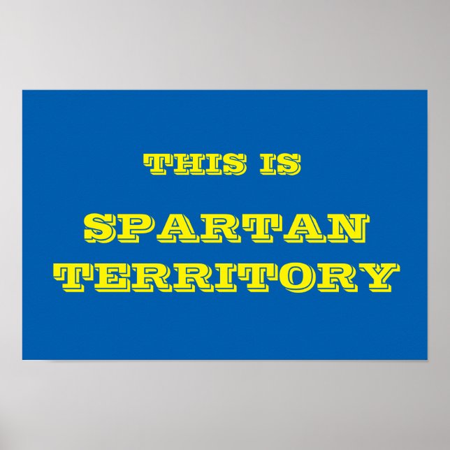 Spartan Territory Poster (Vorne)