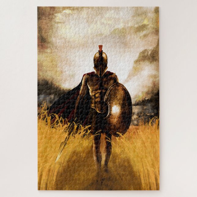 Spartan Warrior Field Puzzle (Vertikal)