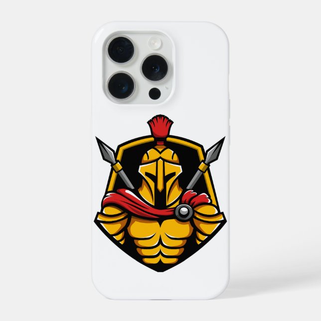 Spartan Warrior Handyhülle für iPhone 15 Hülle (Rückseite)