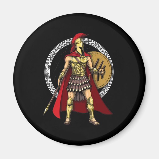 Spartan Warrior Magnet (Vorne)