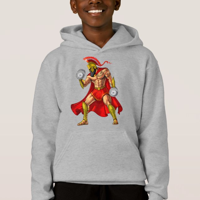 Spartan Warrior Weightlifting Hoodie (Vorderseite)
