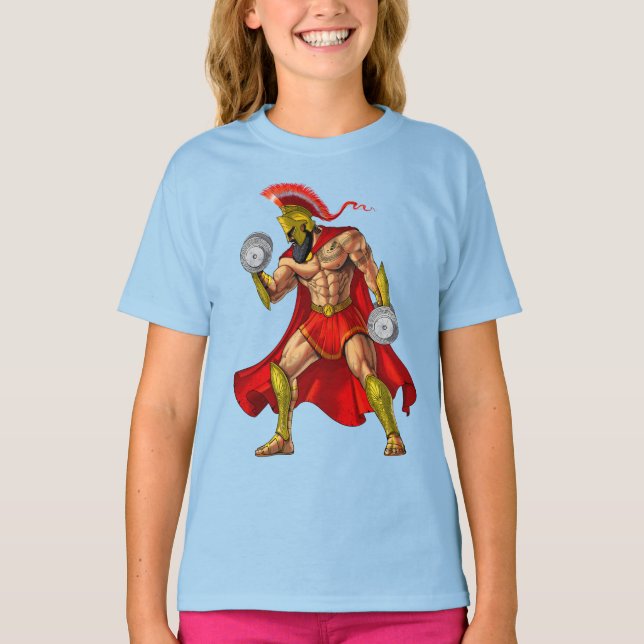 Spartan Warrior Weightlifting T-Shirt (Vorderseite)