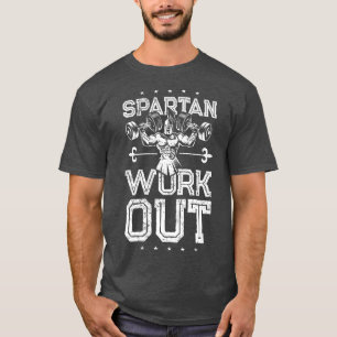 Spartan Workout Fitness Lifting Weight T-Shirt