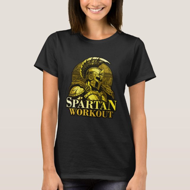 Spartan Workout Greek Gladiator Gym Sparta Mytholo T-Shirt (Vorderseite)