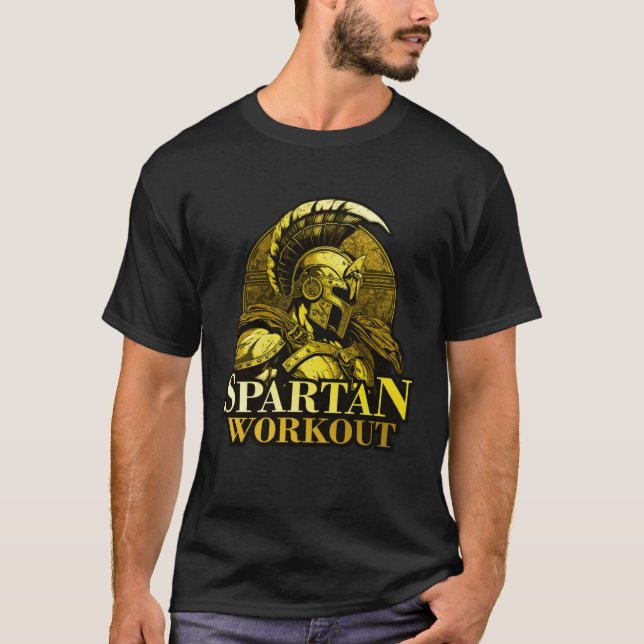 Spartan Workout Griechischer Gladiator Gym Sparta  T-Shirt (Vorderseite)