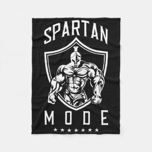 Spartan Workout Mode Fitness Gym Sparta Fleecedecke