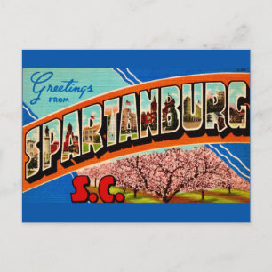 Spartanburg SC Grußpostkarte Postkarte