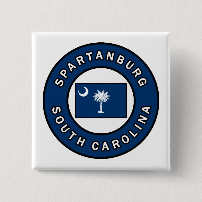 Spartanburg South Carolina Button (Vorderseite)