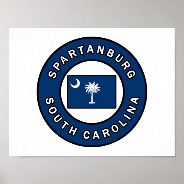 Spartanburg South Carolina Poster (Vorne)