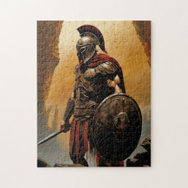 Spartaner Krieger Puzzle