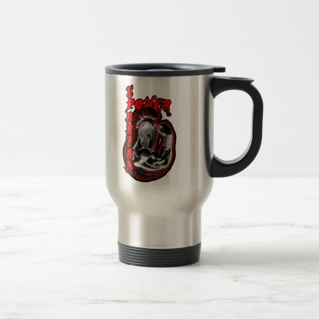 Spartanische Power-Tasse Reisebecher (Rechts)