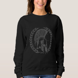 Spartanischer Helm Griechischer Gladiator Krieger Sweatshirt
