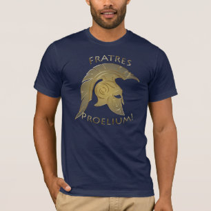 Spartanischer Kampf-Trojan griechisches T-Shirt
