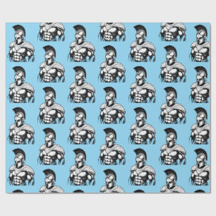 spartanischer Krieger Geschenkpapier