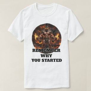 Spartanischer Krieger-Gym-Motivations-T-Shirt  T-Shirt