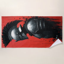 Spartanischer Kriegerhelm-Kunst