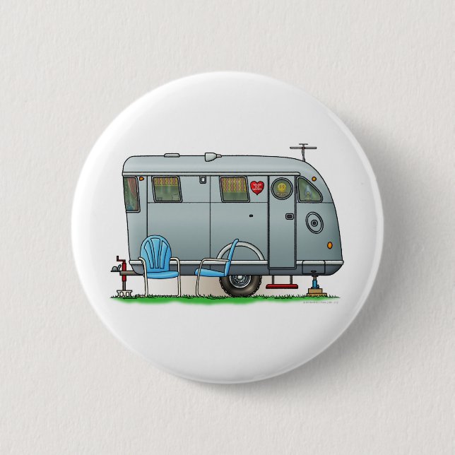 Spartanischer Wohnwagenanhänger RV Button (Vorderseite)