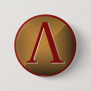 Spartanisches Lambda-Schild Button