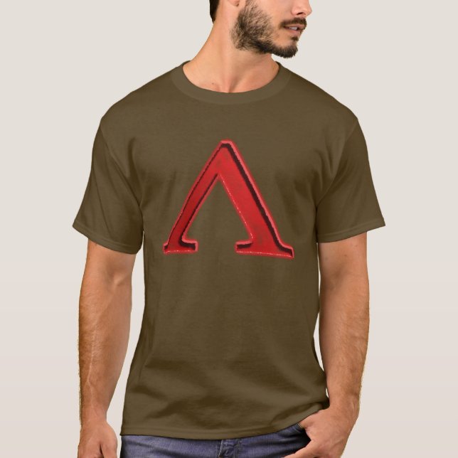 Spartanisches Lambda T-Shirt (Vorderseite)