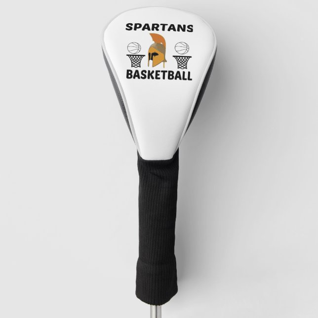 SPARTANS BASKETBALL GOLF HEADCOVER (Vorderseite)
