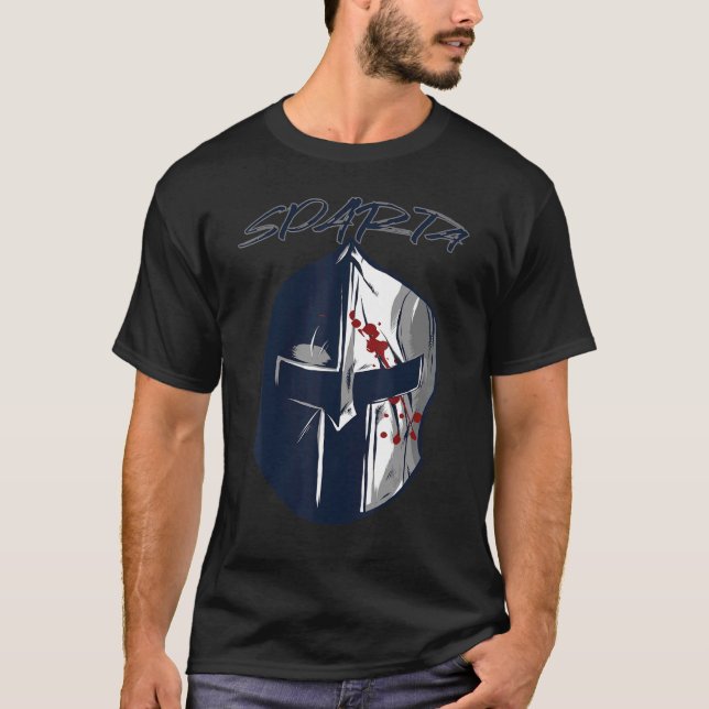 Spartans Helmet Gladiator Sparta Warrior Ancient G T-Shirt (Vorderseite)