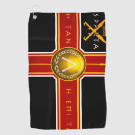 Spartans-Schlachtfeld Golfhandtuch