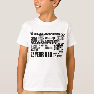 Spaß-12. Geburtstags-Party-bestste zwölf Jährige T-Shirt