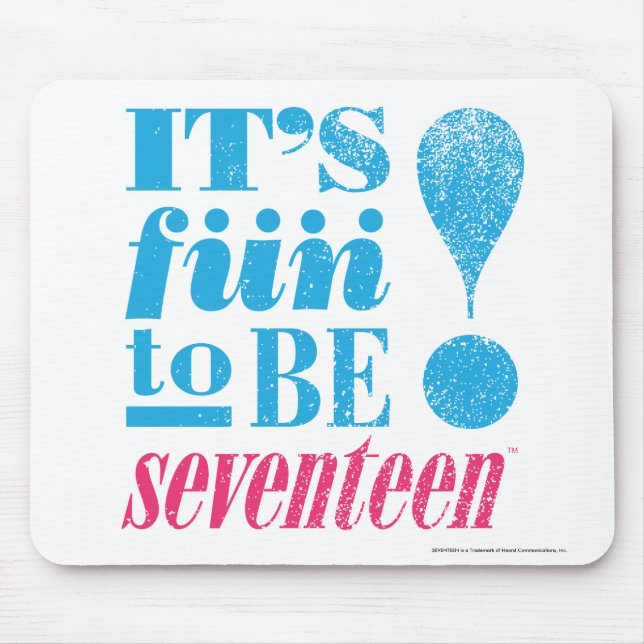 Spaß 2 B 17-Aqua Mousepad (Vorne)