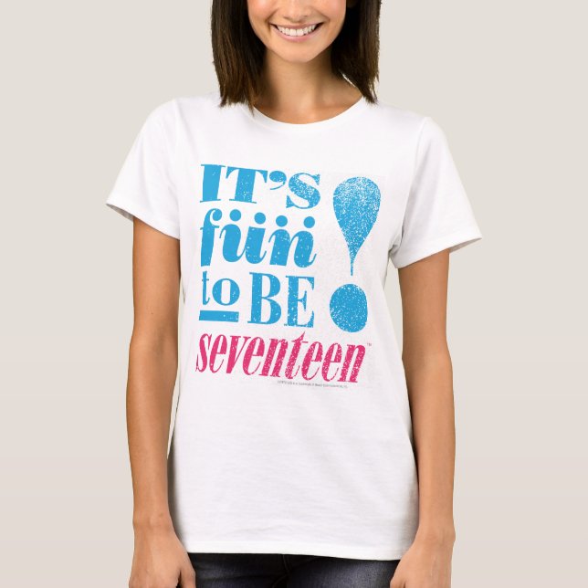 Spaß 2 B 17-Aqua T-Shirt (Vorderseite)