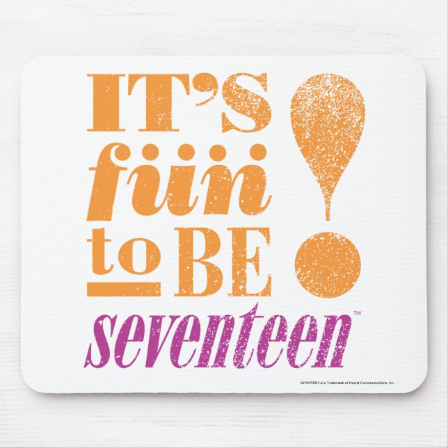 Spaß 2 B 17-Orange Mousepad (Vorne)