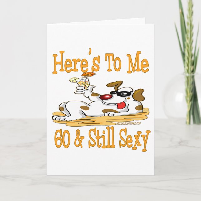 Spaß 60. Geburtstagsgeschenke Karte (Vorderseite)