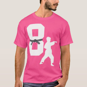 Spaß 8. Geburtstag Karate Taekwondo 8-jähriger Jun T-Shirt