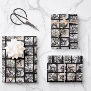 Spaß 9 Foto-Collage-Bilder Geschenkpapier Set
