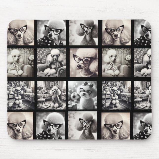 Spaß 9 Foto-Collage-Bilder Mousepad (Vorne)