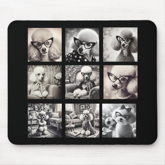 Spaß 9 Foto-Collage-Bilder Mousepad (Vorne)