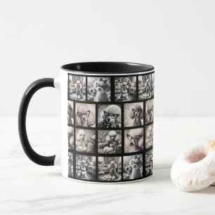 Spaß 9 Foto-Collage-Bilder Tasse