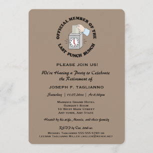 Spaß, aber Classy Rentirement Party wählen Sie Ihr Einladung