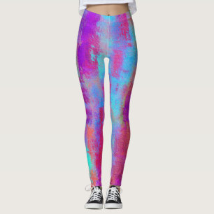 Spaß Abstrakte Punkte Leggings