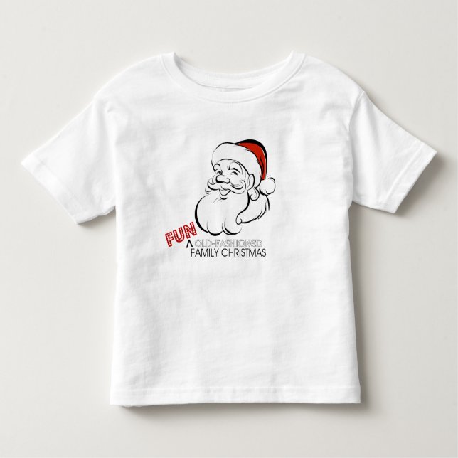 Spaß Alt gepflegtes Weihnachtsfest für Kinder im S Kleinkind T-shirt (Vorderseite)