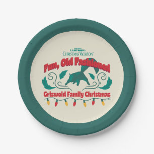 Spaß, altmodische Griswold Familie Weihnachten Pappteller